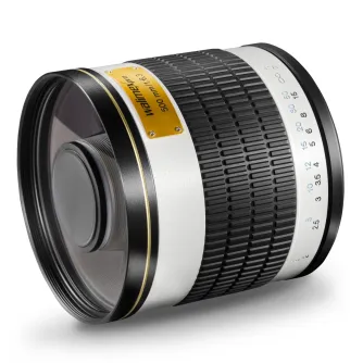 Objektīvi - walimex pro 500/6,3 DX DSLR Mirror T2 white - ātri pasūtīt no ražotāja