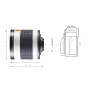 Objektīvi - walimex pro 500/6,3 DX DSLR Mirror T2 white - ātri pasūtīt no ražotāja