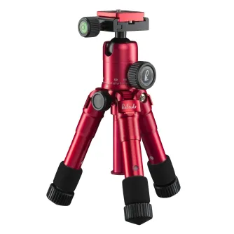 Mini foto statīvi - Mini Tripod for camera Mantona Kaleido 21183 - Sundown Red Metallic - ātri pasūtīt no ražotāja