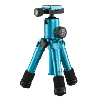Mini foto statīvi - Mini Tripod for camera Mantona Kaleido 21184 - Ocean Blue Metallic - ātri pasūtīt no ražotāja