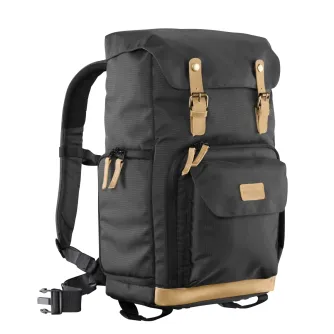 Mugursomas - Mantona photo backpack Luis black, retro - ātri pasūtīt no ražotāja
