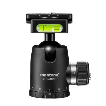 mantona Fortress 34 Ball Head with Friction Movement Control