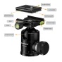 mantona Onyx 12 ballhead (M1-3612A) - Statīvu galvas