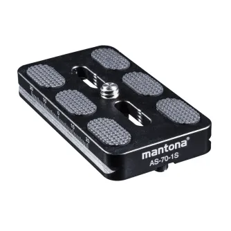 Statīvu aksesuāri - mantona AS-70-1S quick release plate - ātri pasūtīt no ražotāja