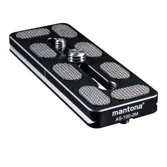 Statīvu aksesuāri - mantona AS-100-2M quick release plate - ātri pasūtīt no ražotāja