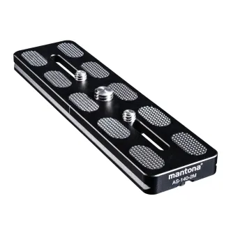Statīvu aksesuāri - mantona AS-140-2M quick release plate - ātri pasūtīt no ražotāja