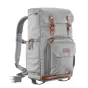 mantona photo backpack Luis grey, retro