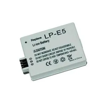 Kameru akumulatori - Battery LP-E5 800mAh for Canon EOS 450D, 500D, 1000D - akumulators fotokamerai - perc šodien veikalā un ar piegādi