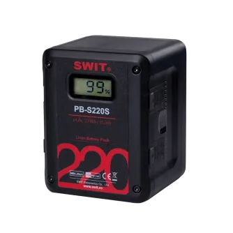 V-Mount Baterijas - Swit PB-S220S Square Heavy Duty Digital Battery Pack - ātri pasūtīt no ražotāja