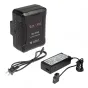 V-Mount Baterijas - Shape V-Mount Battery 98Wh + D-Tap Travel Battery Charger (1V98CH) - ātri pasūtīt no ražotāja