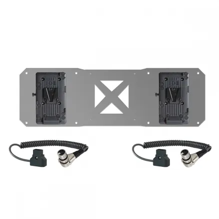 Shape 2x V-Mount & 2x Cables for Atomos Sumo Battery Plate (2VMAB)