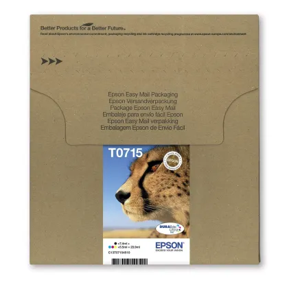 Epson C13T07154012 Ink cartridge multi pack, Black, Cyan, Magenta, Yellow