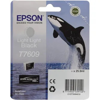 Printer cartridges - Epson T7609 Ink Cartridge, Light Light Black - quick order from manufacturer