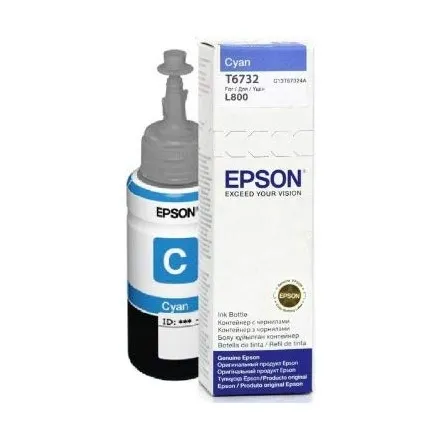 Epson T6732 Ink bottle 70ml Ink Cartridge, Cyan