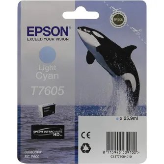 Printer cartridges - Epson T7605 Ink Cartridge, Light Cyan - quick order from manufacturer