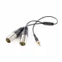 Audio vadi, adapteri - Saramonic SR-UM10-CC1 audio splitter - mini Jack 3.5 mm TRS / 2 x male XLR - ātri pasūtīt no ražotāja