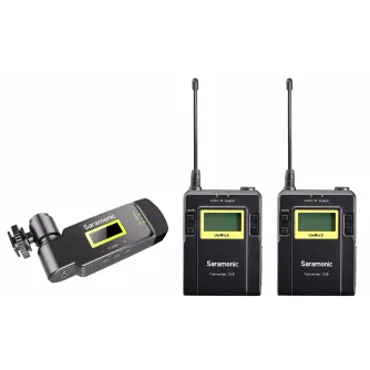Bezvadu mikrofonu sistēmas - SARAMONIC UWMIC9 (TX9+TX9+RX-XLR9) - ātri pasūtīt no ražotāja