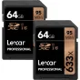 Vairs neražo - LEXAR HIGH-PERFORMANCE 633X SDHC/SDXC UHS-I U1/U3 (V30) R95/W45 64GB LSD64GCB633