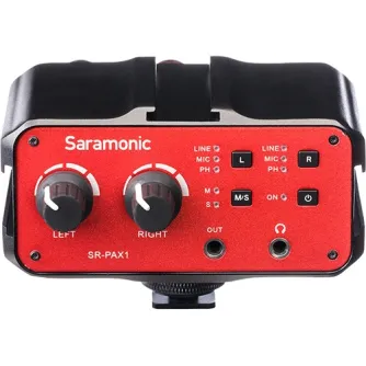 Audio Mikserpulti - SARAMONIC SR-PAX1 audio adapter two channel - ātri pasūtīt no ražotāja