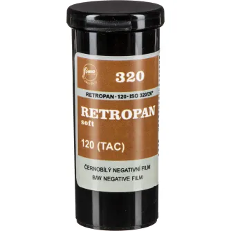 Foto filmiņas - Foma Retropan 320 soft roll film 120 - ātri pasūtīt no ražotāja