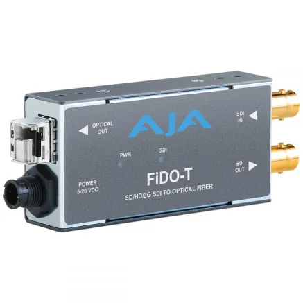 AJA FiDO-T-MM 1-Channel 3G-SDI to Multi-Mode LC Fiber Transmitter