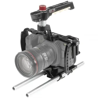 Ietvars kameram CAGE - Shape Blackmagic Pocket Cinema Camera 4K 6K Cage with 15mm Rod System (C4KROD) - ātri pasūtīt no ražotāja