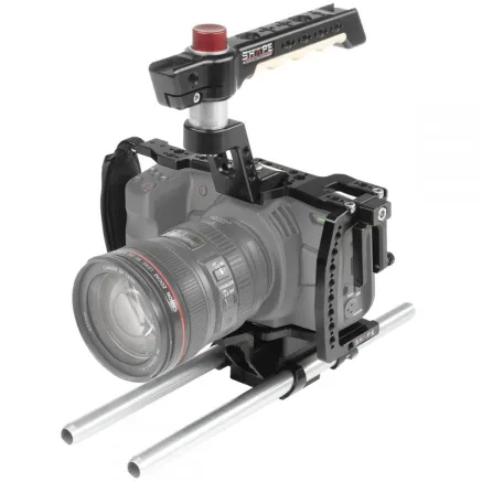 Shape Blackmagic Pocket Cinema Camera 4K 6K Cage with 15mm Rod System (C4KROD)