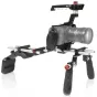 Plecu turētāji RIG - Shape Blackmagic Pocket Cinema 4K Offset Shoulder Mount - ātri pasūtīt no ražotāja
