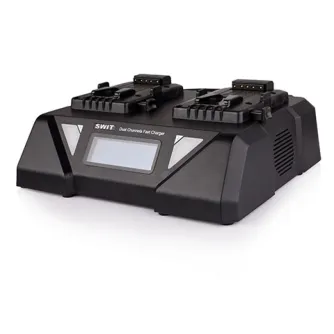 V-Mount Baterijas - Swit S-3812S 2-ch V-mount Fast Charger - ātri pasūtīt no ražotāja