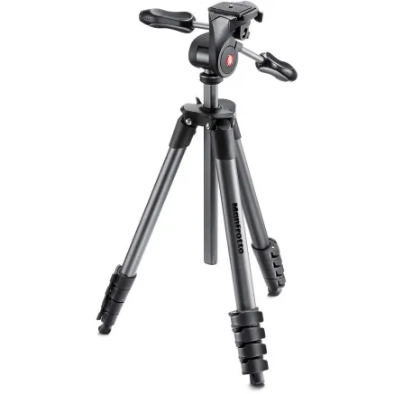 Manfrotto tripod MKCOMPACTADV-BK, black