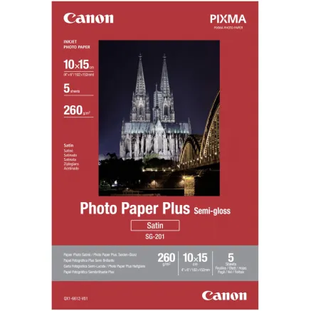 Canon photo paper SG-201 10x15 260g 5 sheets