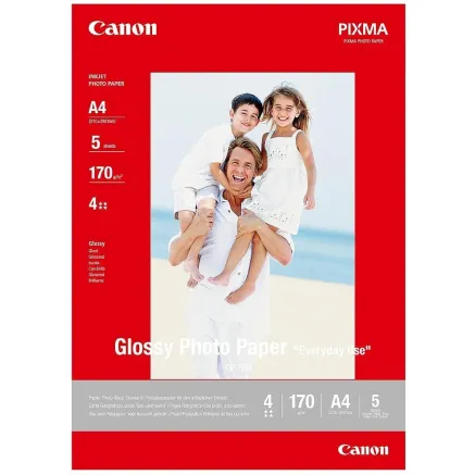 Canon photo paper GP-501 A4 Glossy 170g 5 sheets