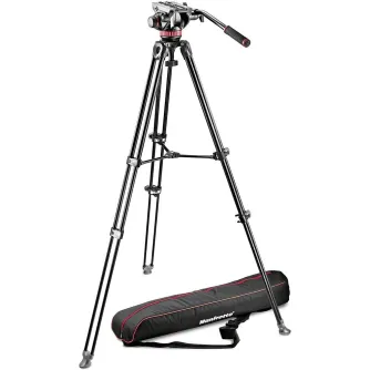 Video Tripods - Manfrotto tripod kit MVK502AM-1 + MVH502A Pro video head - quick order from manufacturer