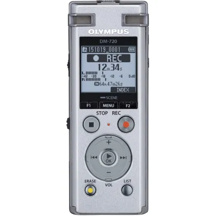 Olympus digital recorder DM-720, silver