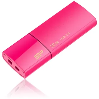 Zibatmiņas - Silicon Power flash drive 32GB Blaze B05 USB 3.0, pink - ātri pasūtīt no ražotāja