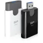 Atmiņas kartes - Silicon Power atmiņas karšu lasītājs Combo 2in1 USB 3.1, melns - ātri pasūtīt no ražotāja