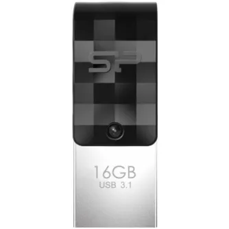 Zibatmiņas - Silicon Power zibatmiņa 16GB Mobile C31 USB-C, melna - ātri pasūtīt no ražotāja