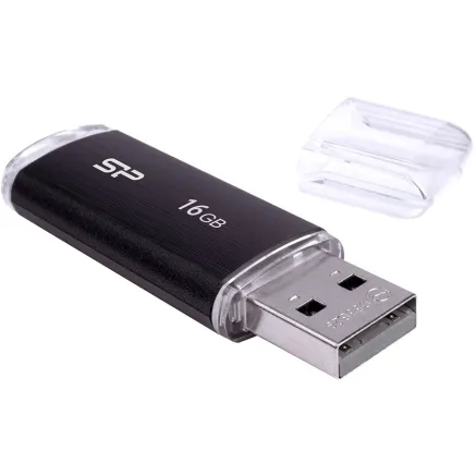 Silicon Power flash drive 16GB Ultima U02, black
