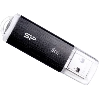 Zibatmiņas - Silicon Power zibatmiņa 8GB Ultima U02, melna - ātri pasūtīt no ražotāja