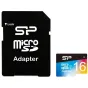 Discontinued - Silicon Power memory card microSDHC 16GB Superior UHS-I U1 + adapter