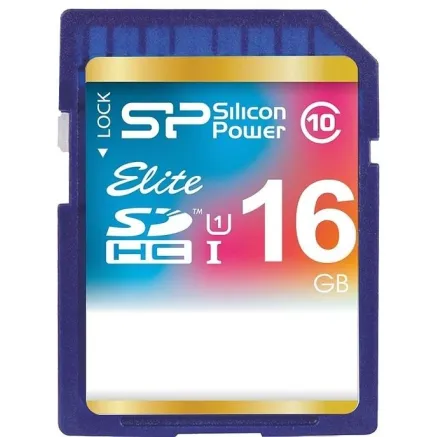 Silicon Power atmiņas karte SDHC 16GB Elite