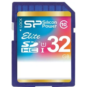 Atmiņas kartes - Silicon Power atmiņas karte SDHC 32GB Elite - ātri pasūtīt no ražotāja