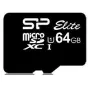 Memory Cards - Silicon Power memory card microSDXC 64GB Elite + adapter - quick order from manufacturer