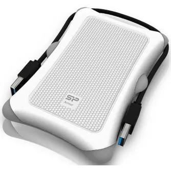 Citie diski & SSD - Silicon Power ārējais cietais disks Armor A30 1TB, balts - ātri pasūtīt no ražotāja