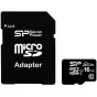 Atmiņas kartes - Silicon Power atmiņas karte microSDHC 16GB Elite + adapteris - ātri pasūtīt no ražotāja
