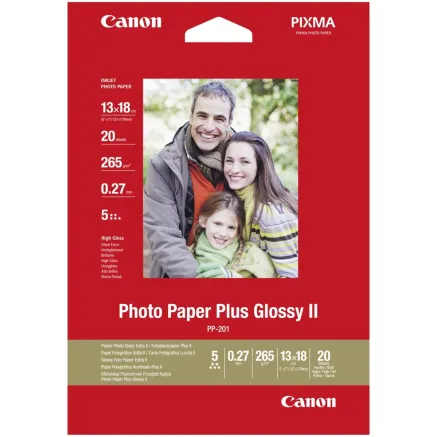 Canon photo paper 13x18 265g Glossy 20 sheets (PP-201)