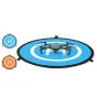 Multikopteru aksesuāri - PGYTECH Landing pad for Drones, 75cm PGY-AC-308 - perc šodien veikalā un ar piegādi