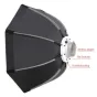 Piederumi kameru zibspuldzēm - Bresser Super Quick Octagon Speedlite Softbox 90 cm - ātri pasūtīt no ražotāja