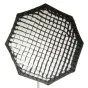 Softboksi - Falcon Eyes Foldable Octabox + Honeycomb Grid FEOB-11HC 110 cm - perc šodien veikalā un ar piegādi