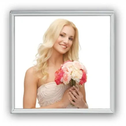 Zep Photo Frame 120S01-66 Silver Plated 15x15 cm